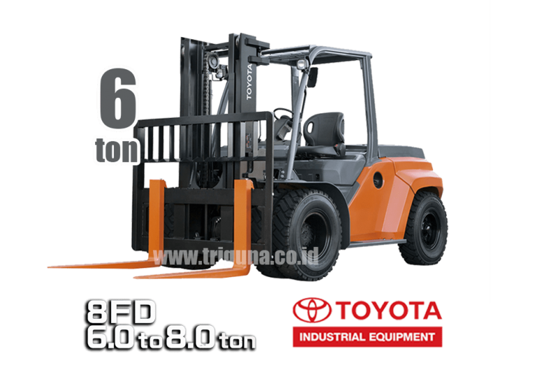 Jual Forklift Toyota 6 ton - Toyota 8FD60N | PT. Triguna Karya Nusantara
