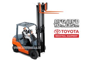 Forklift toyota angkat