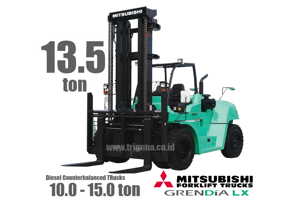 Forklift Mitsubishi 13.5 ton