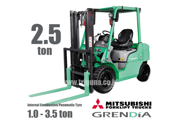 Forklift Mitsubishi 2.5 ton Grendia