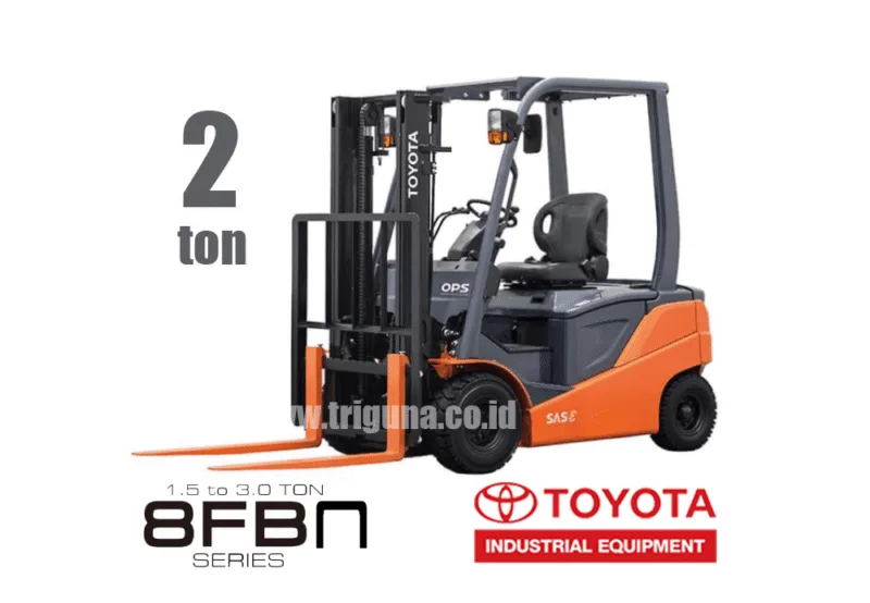 forklift toyota battery 8fbn 2 ton