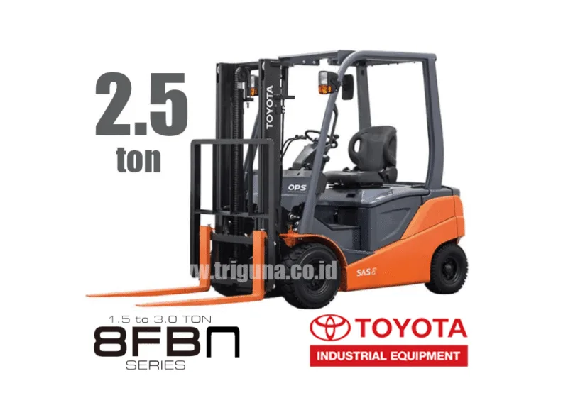 forklift toyota battery 8fbn 2.5 ton
