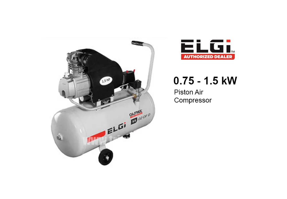 Kompresor Angin Elgi 1.5 kW Piston - Gambar 2