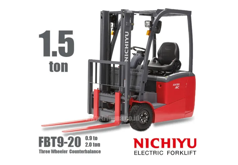 Forklift Nichiyu 1.5 ton Three Wheel