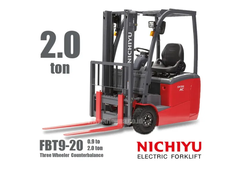 Forklift Nichiyu 2 ton Three Wheel