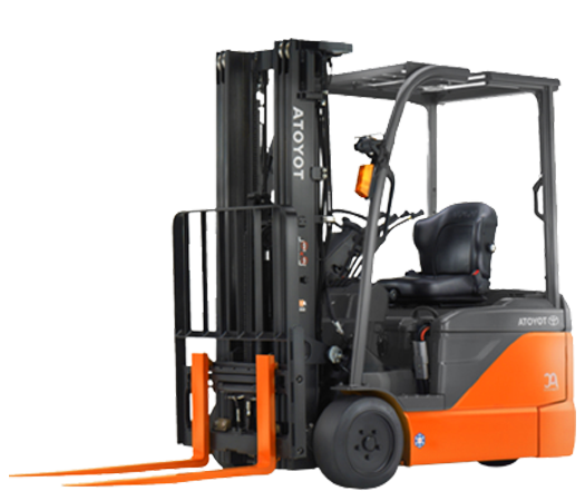 Forklift Toyota Seri 8FBE 1.0 To 2.0 Ton 3-Wheel Battery Forklift