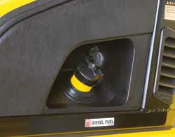 Key-locking fuel cap