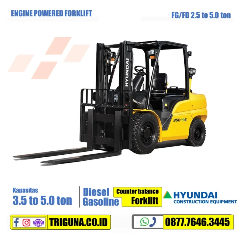 Forklift Hyundai 5 Ton Diesel