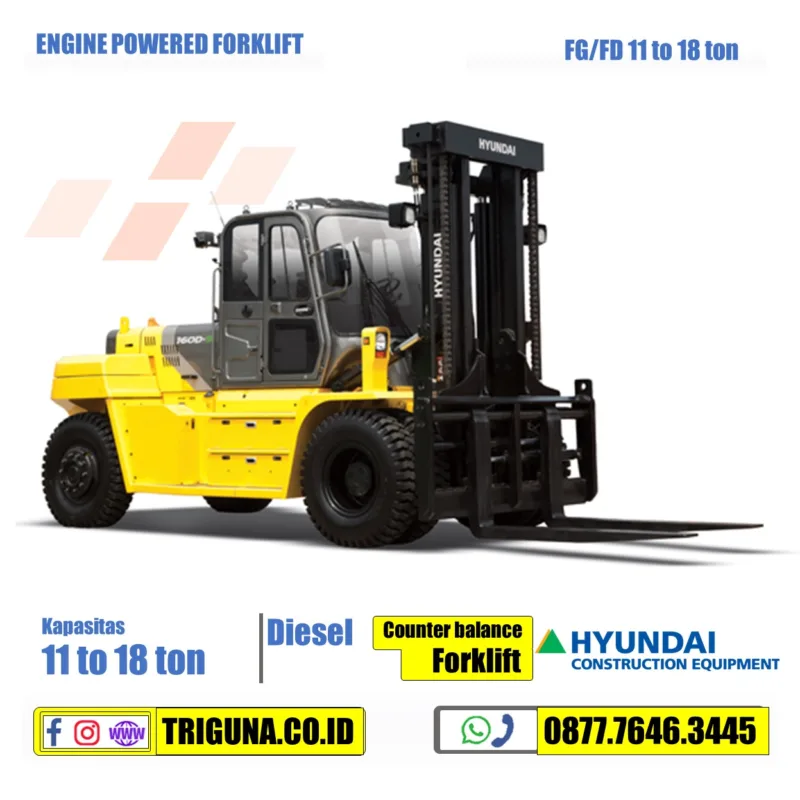 Forklift Hyundai 16 Ton Diesel