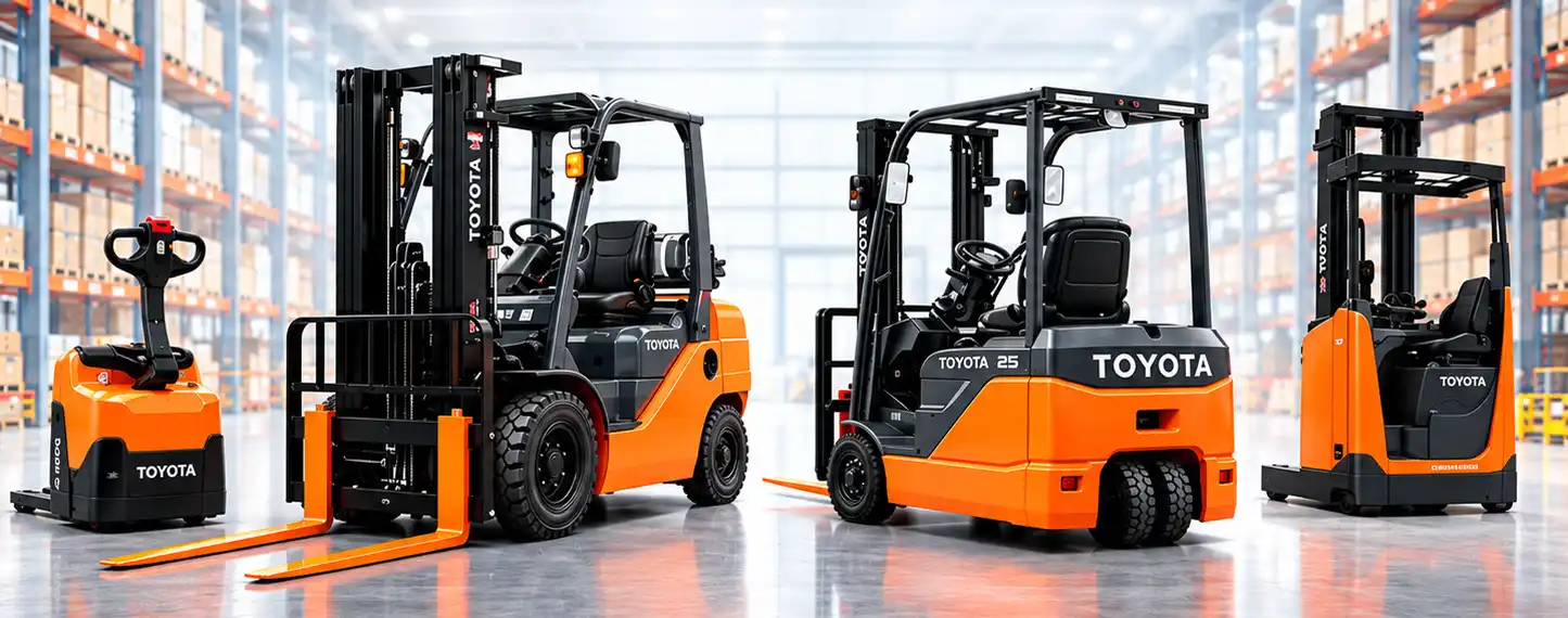 Forklift Toyota Semua Series – Diesel, Gasoline & Electric Kapasitas 0,6 – 16 Ton