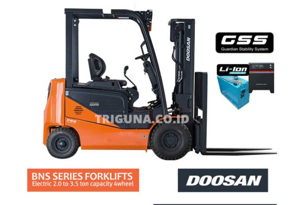 Forklift Doosan electric Series BNS side