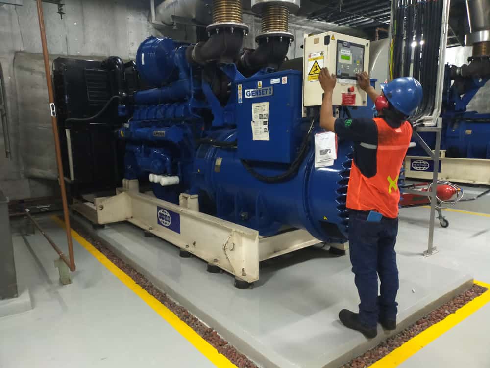 Instalasi Genset Gedung