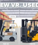 Forklift Bekas vs. Baru