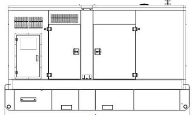 Canopy / Soundproof pada Genset tipe Silent