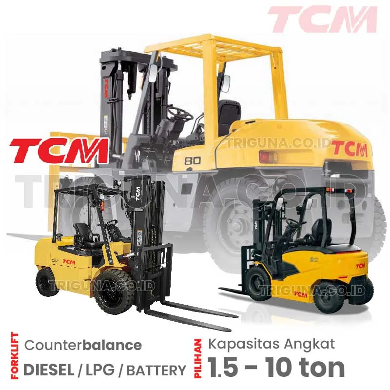 TCM Forklift 1.5 - 10 ton