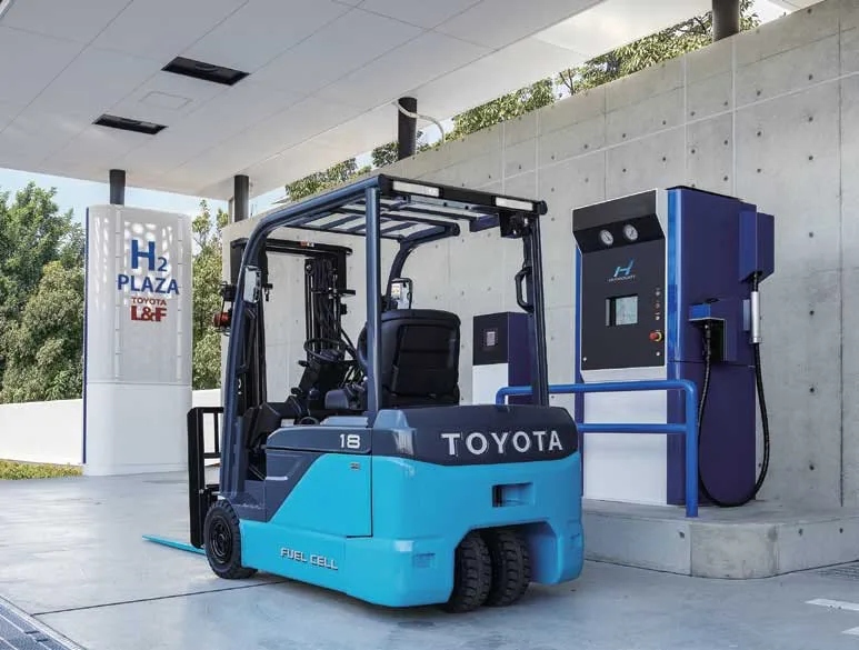 Toyota Forklift Fuel Cell 70-8FBE18, Forklift Berbahan Bakar Hidrogen
